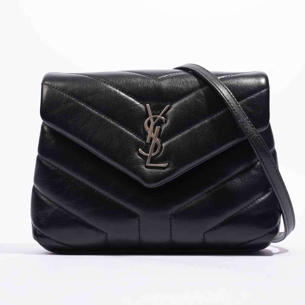 Saint Laurent Toy LouLou Black Calfskin Leather