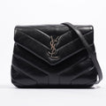 Saint Laurent Toy LouLou Black Calfskin Leather