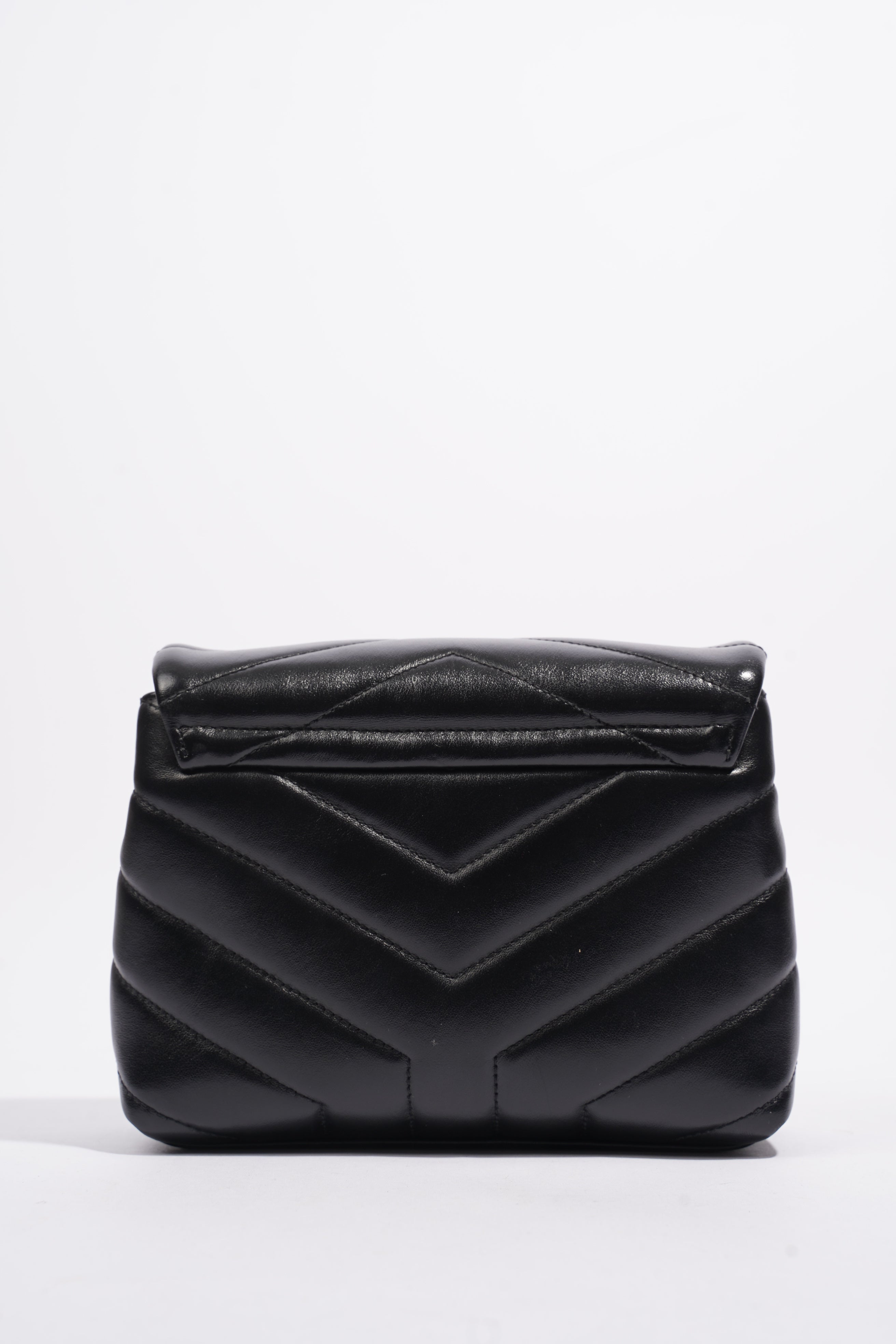 Saint Laurent Toy LouLou Black Calfskin Leather