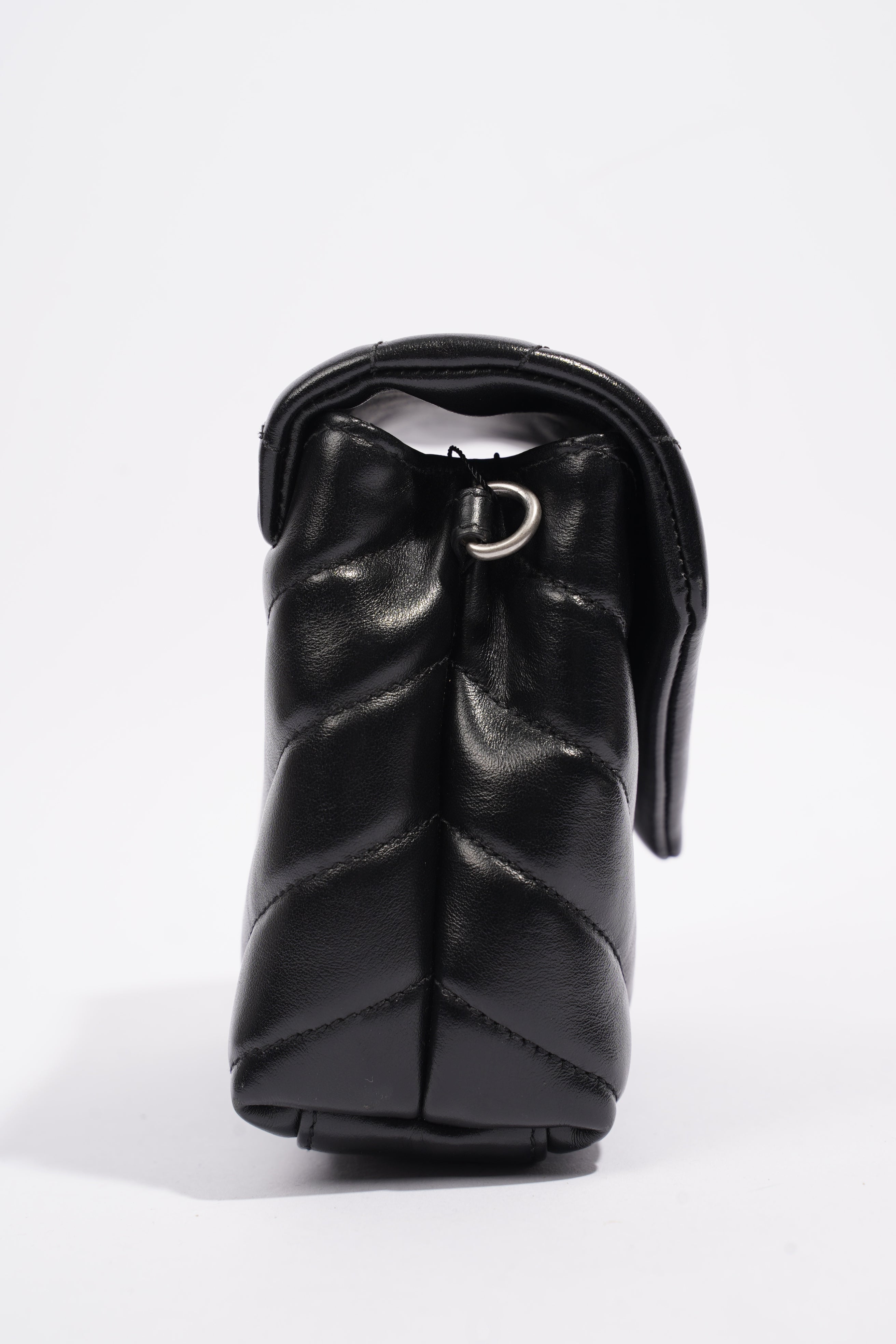 Saint Laurent Toy LouLou Black Calfskin Leather