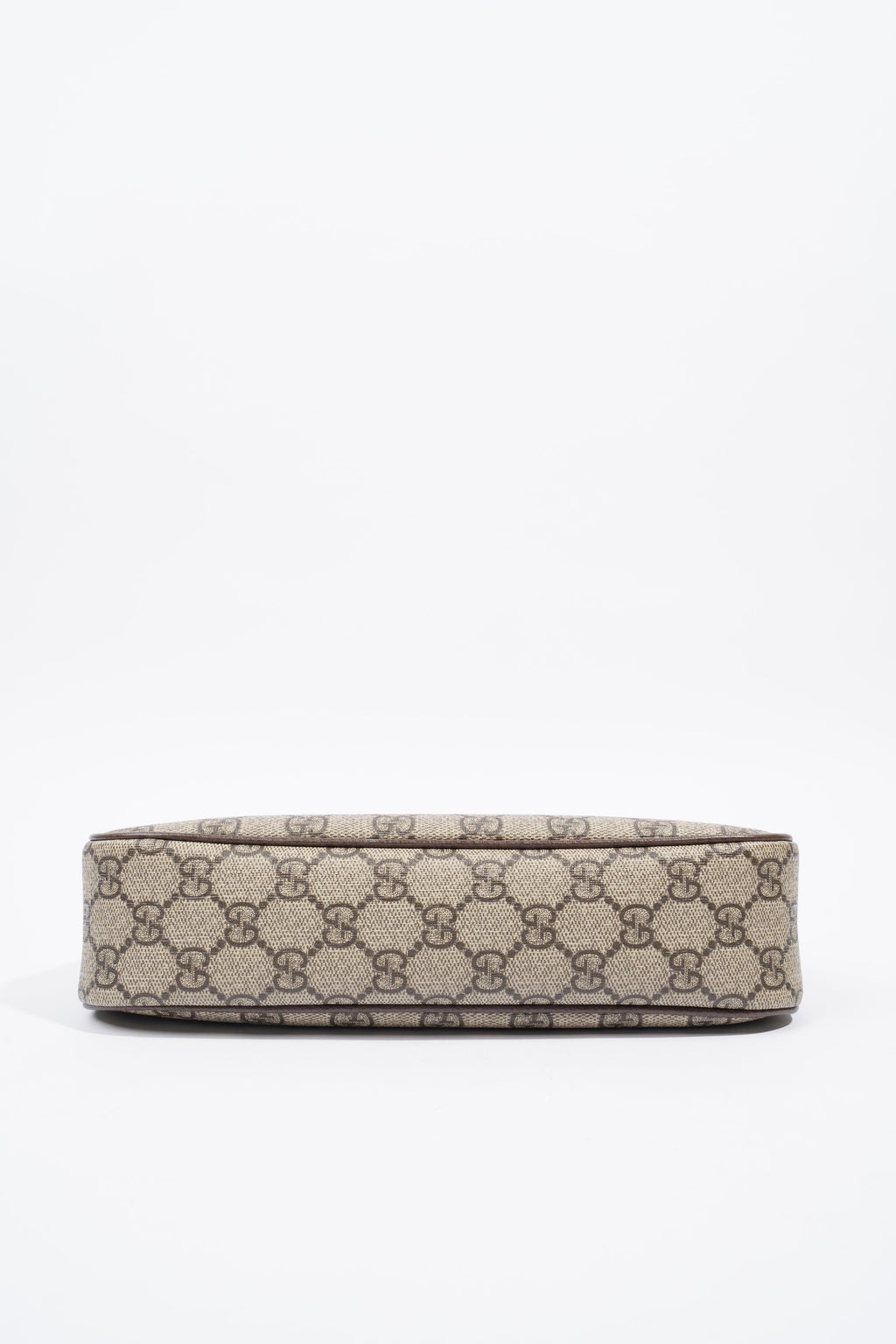 Gucci Ophidia Small Beige And Ebony GG Supreme  Coated Canvas