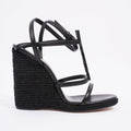 Saint Laurent Cassandra Black Leather EU 37 UK 4