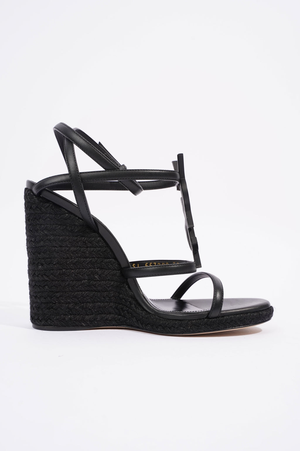 Saint Laurent Cassandra Black Leather EU 37 UK 4