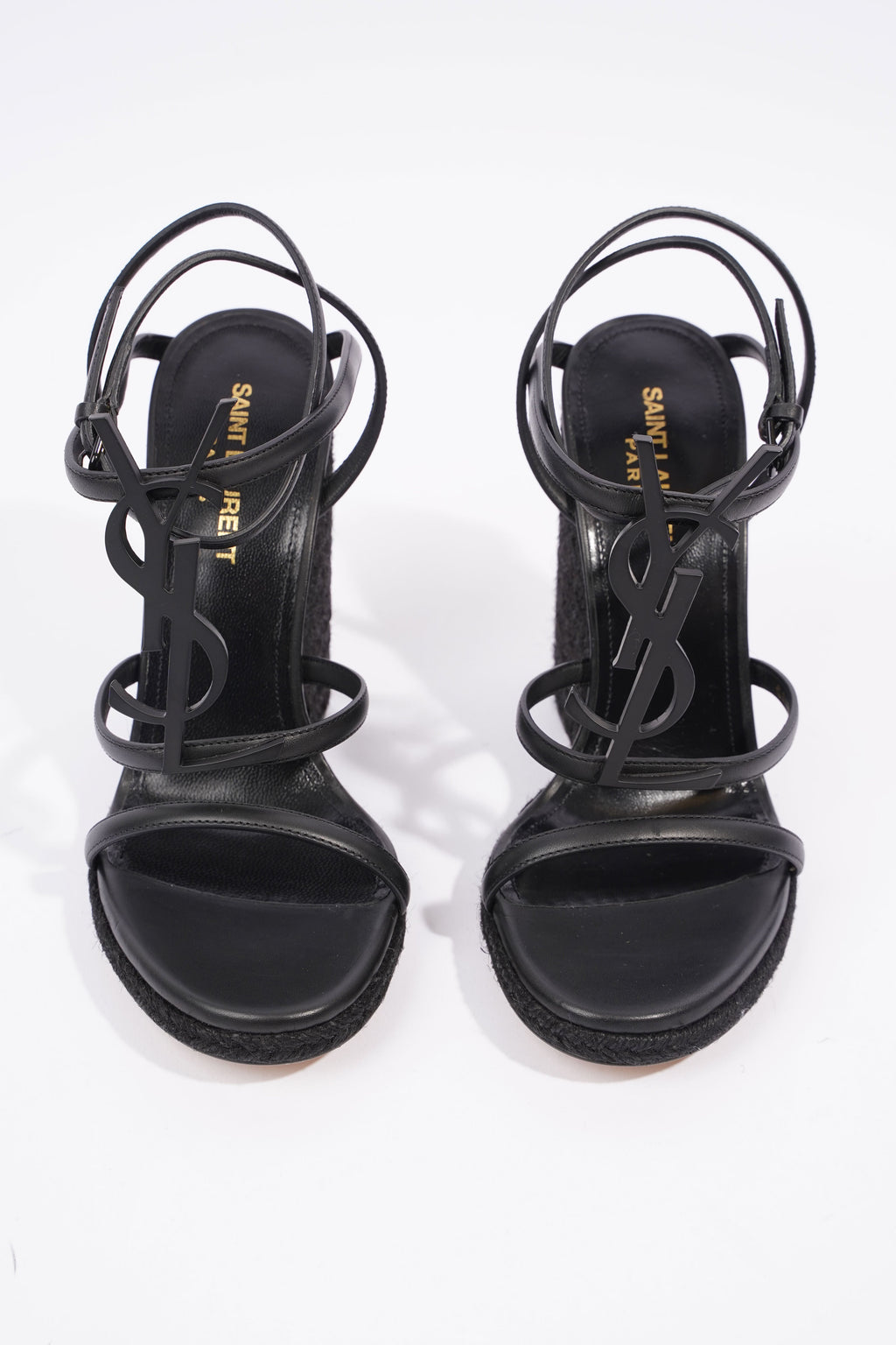 Saint Laurent Cassandra Black Leather EU 37 UK 4