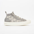 Christian Dior Walk'n'dior Grey Oblique / White Fabric EU 39.5 UK 6.5