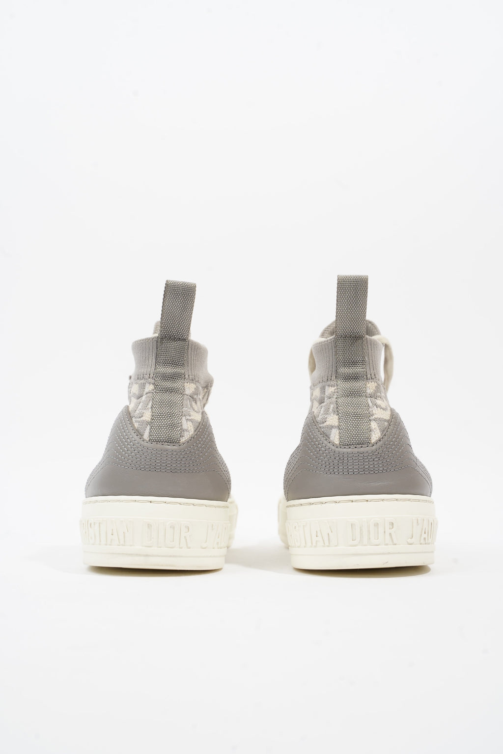 Christian Dior Walk'n'dior Grey Oblique / White Fabric EU 39.5 UK 6.5