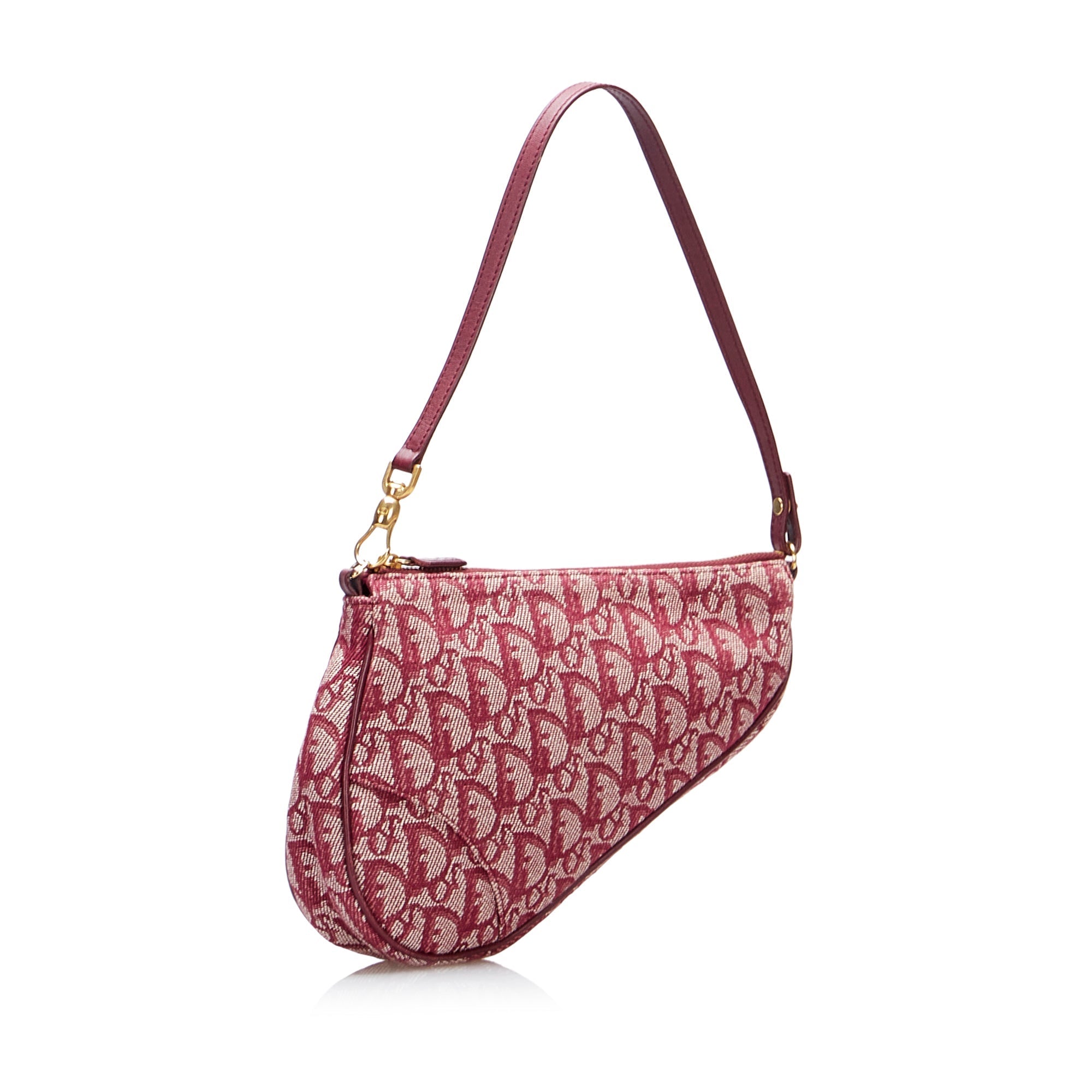 Dior Mini Oblique Saddle Red