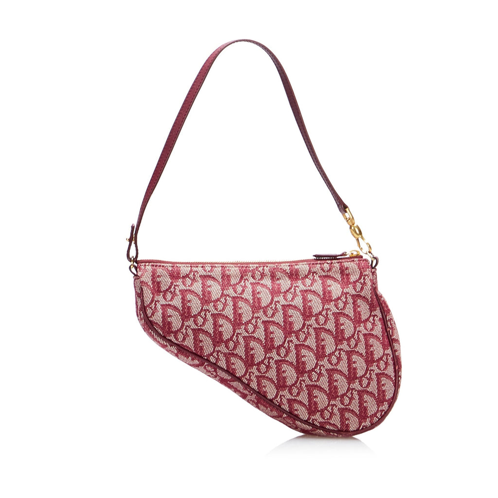 Dior Mini Oblique Saddle Red