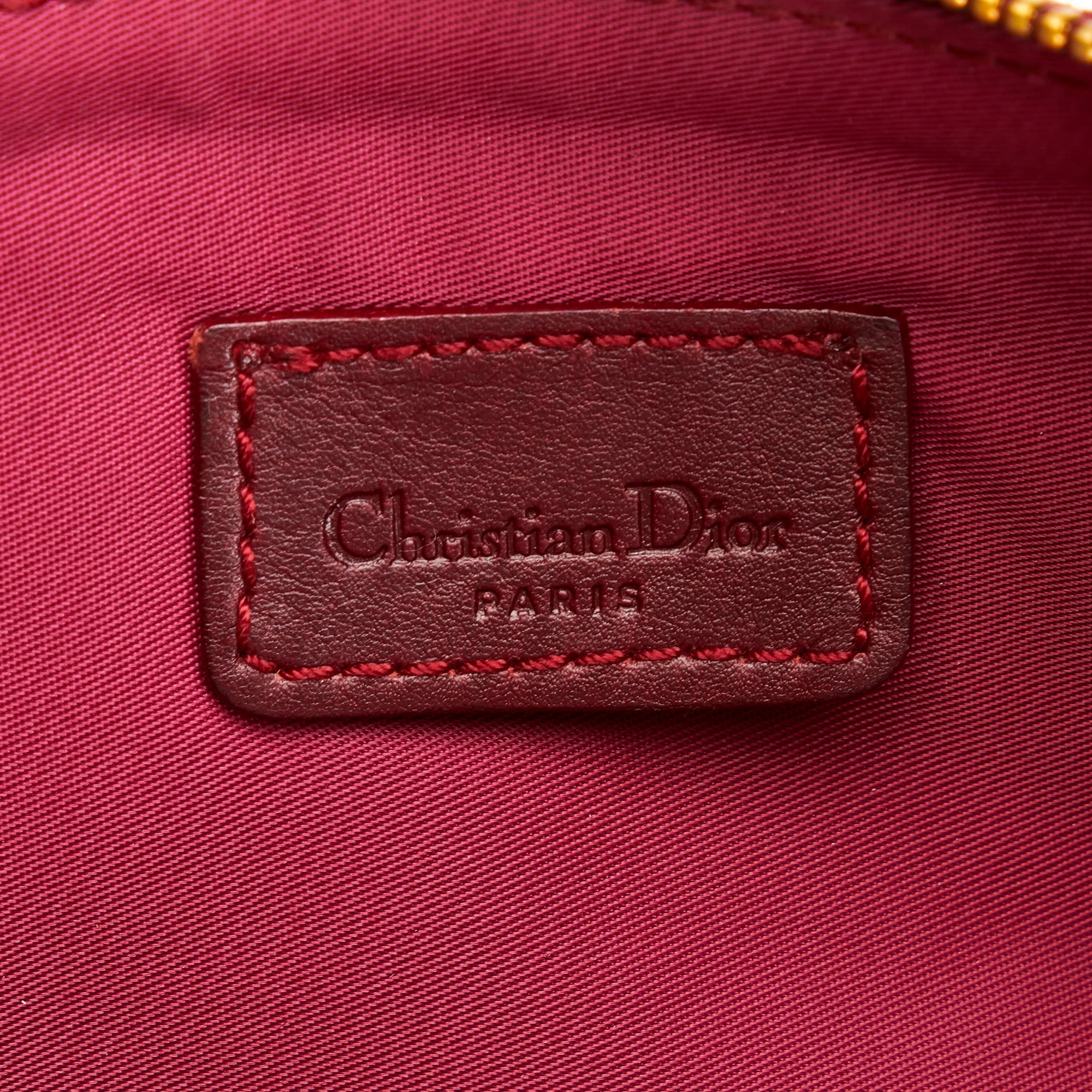 Dior Mini Oblique Saddle Red