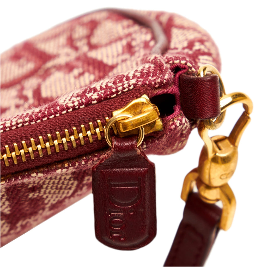 Dior Mini Oblique Saddle Red
