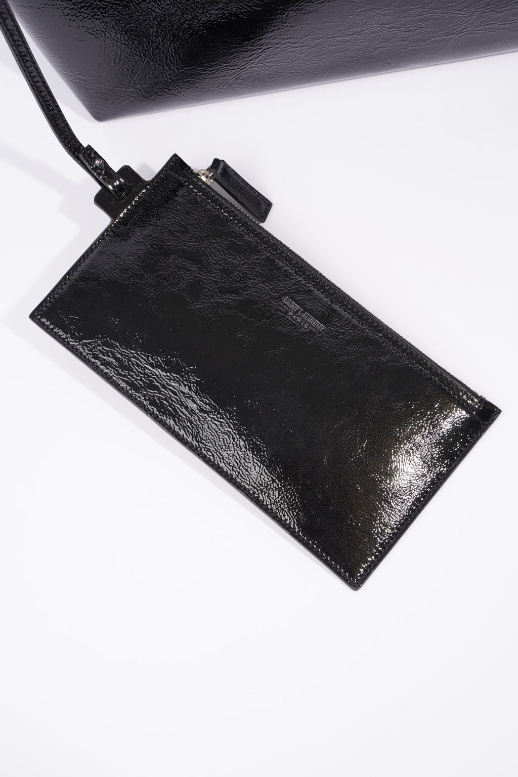 Saint Laurent Shopping Tote Black Leather Large