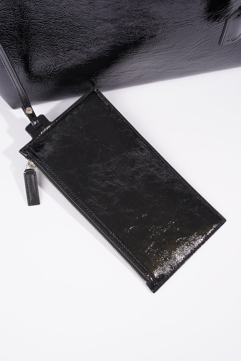 Saint Laurent Shopping Tote Black Leather Large