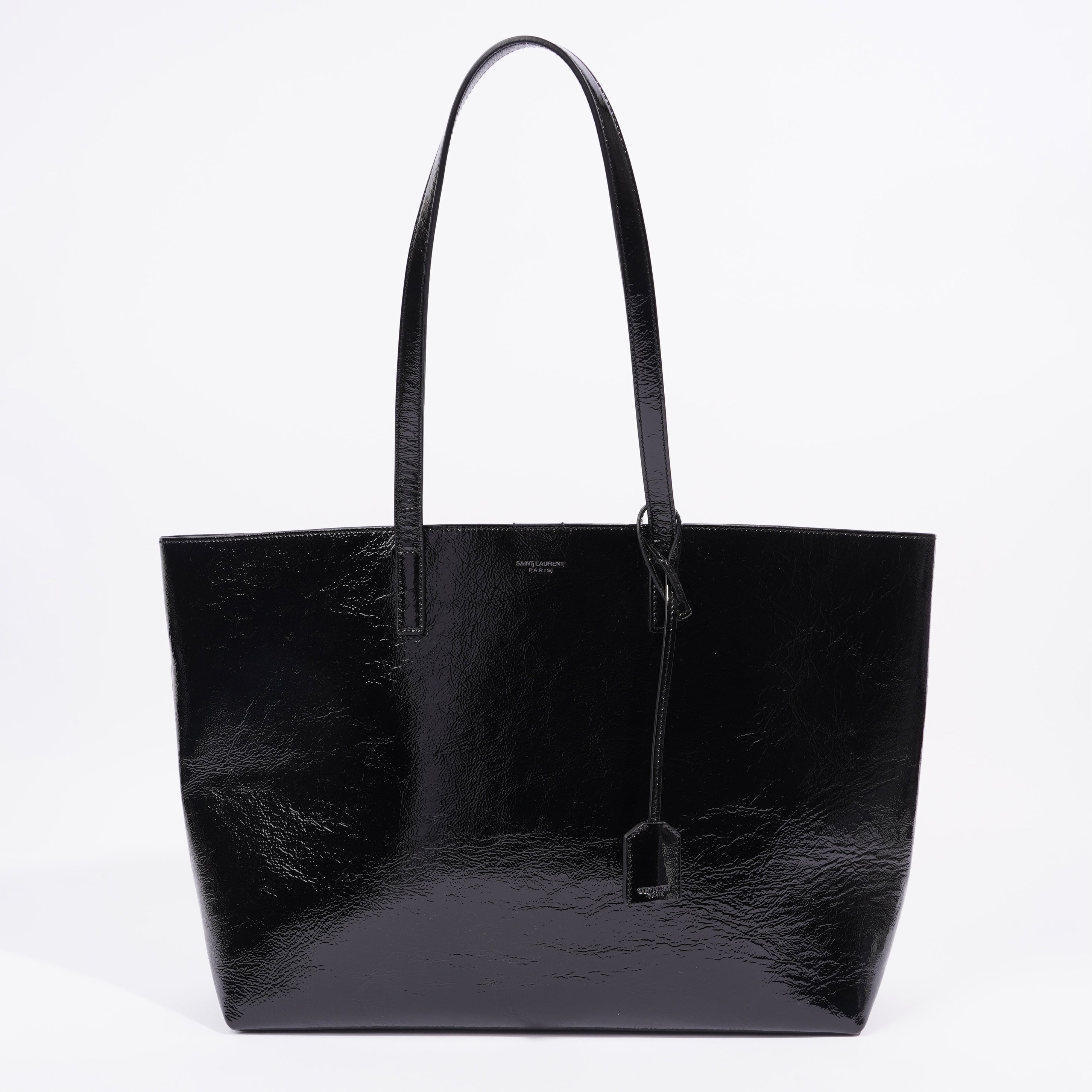 Saint Laurent Shopping Tote Black Leather Large
