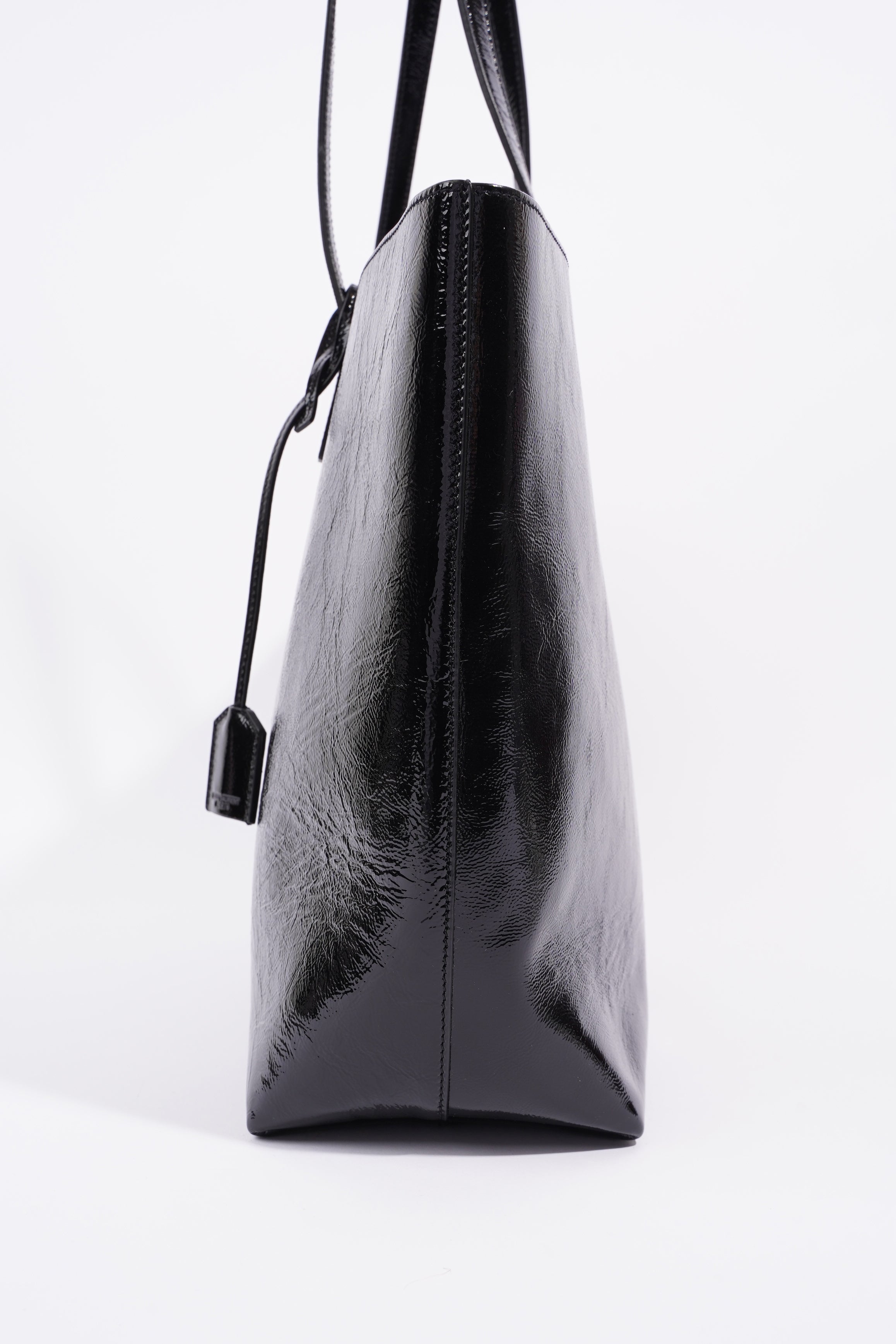 Saint Laurent Shopping Tote Black Leather Large
