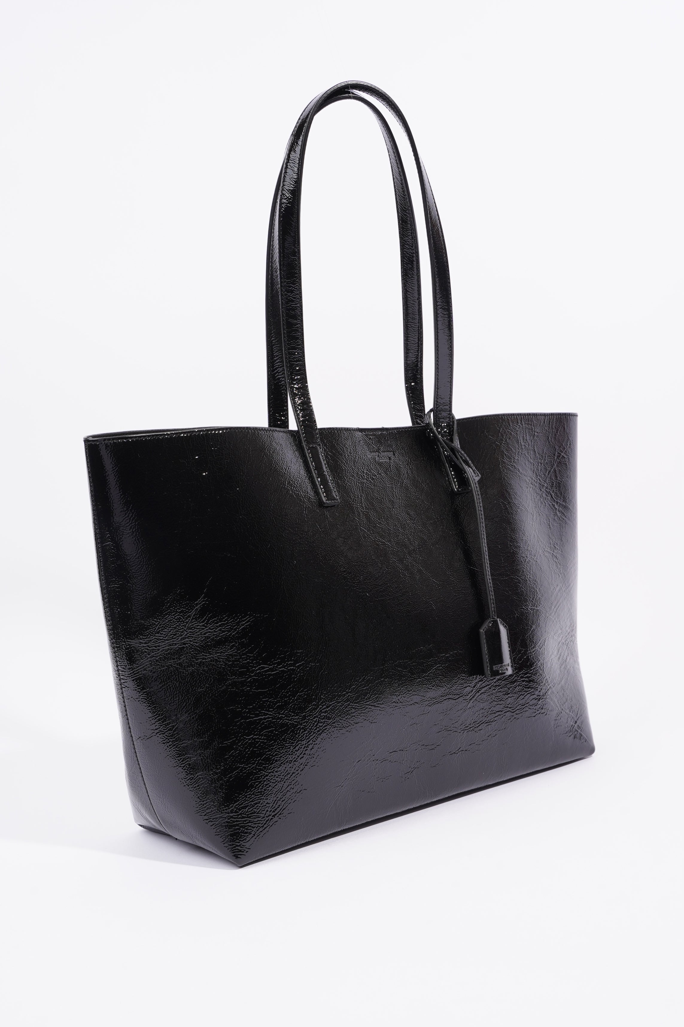 Saint Laurent Shopping Tote Black Leather Large