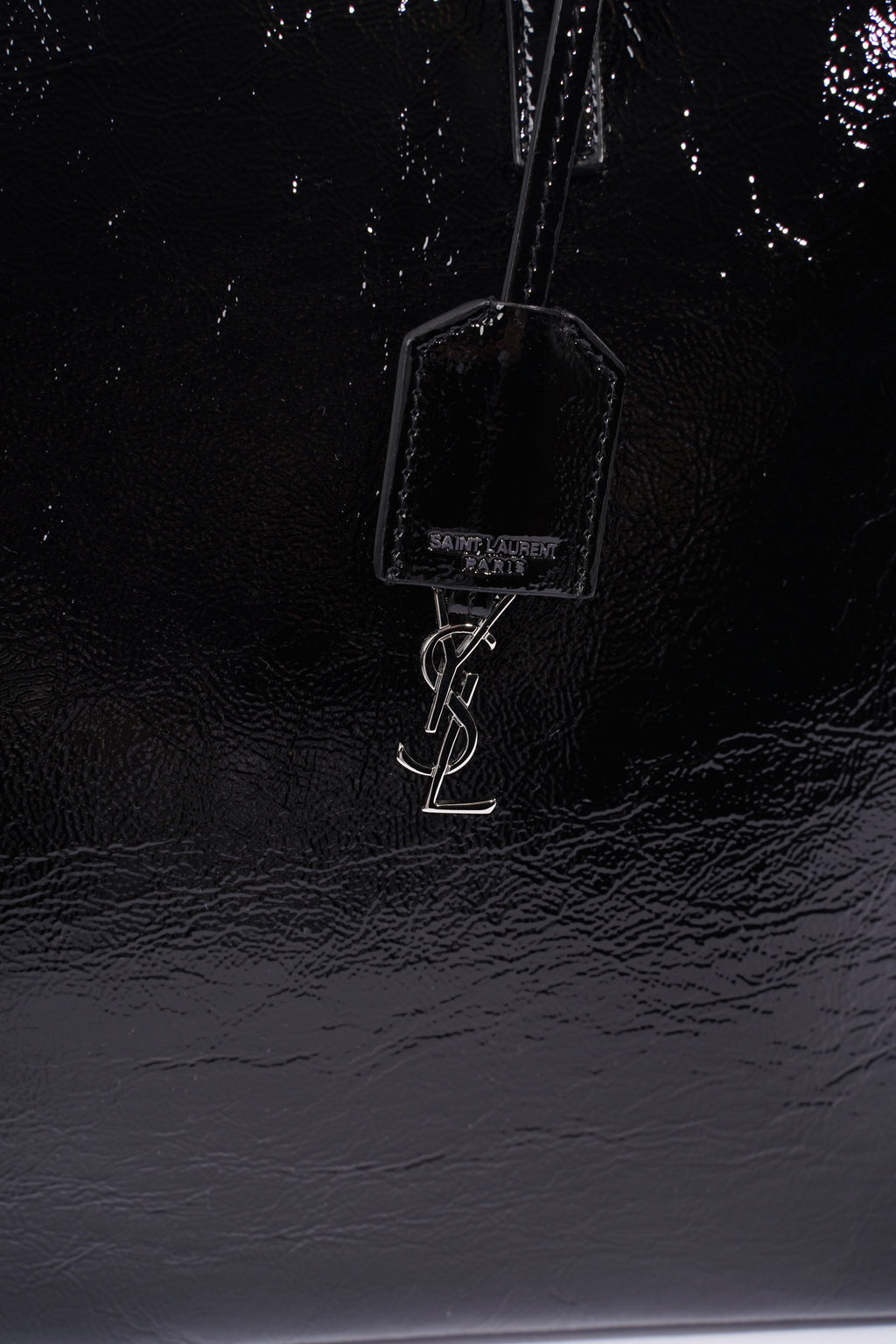 Saint Laurent Shopping Tote Black Leather Large