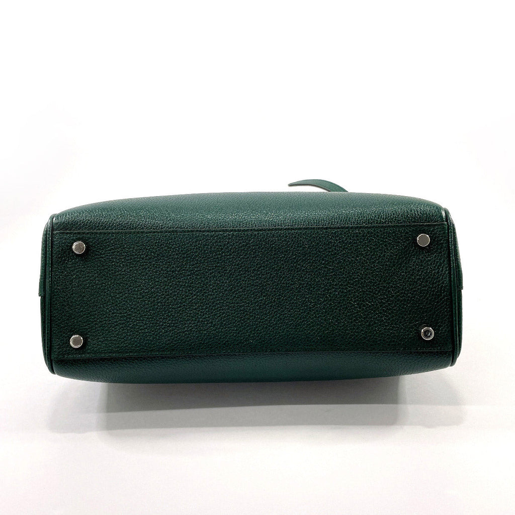 GUCCI Handbag 569712 Zumi Small leather green Women Used
