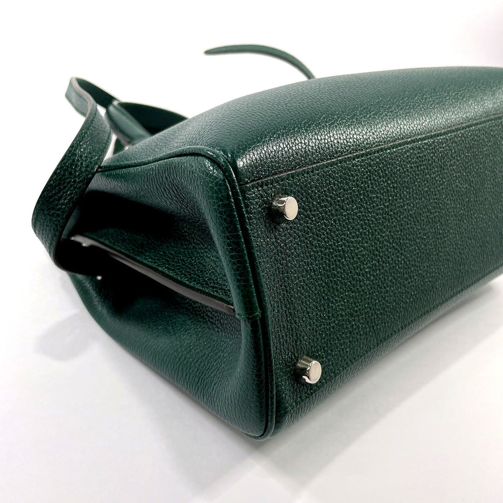 GUCCI Handbag 569712 Zumi Small leather green Women Used