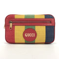 GUCCI bam bag 625895 Baiadera stripe canvas/leather multicolor unisex Used