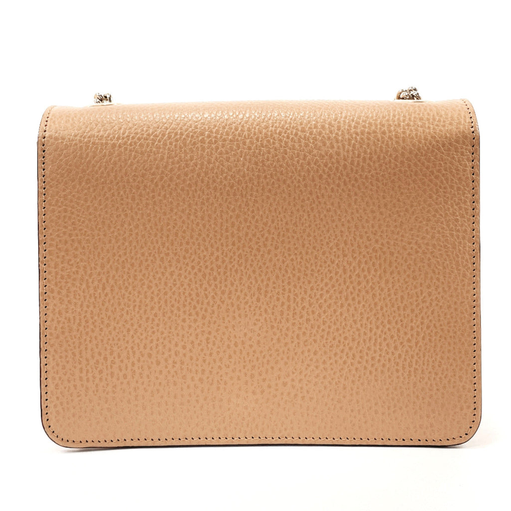GUCCI Shoulder Bag 510304 Interlocking G ChainShoulder leather beige Women Used