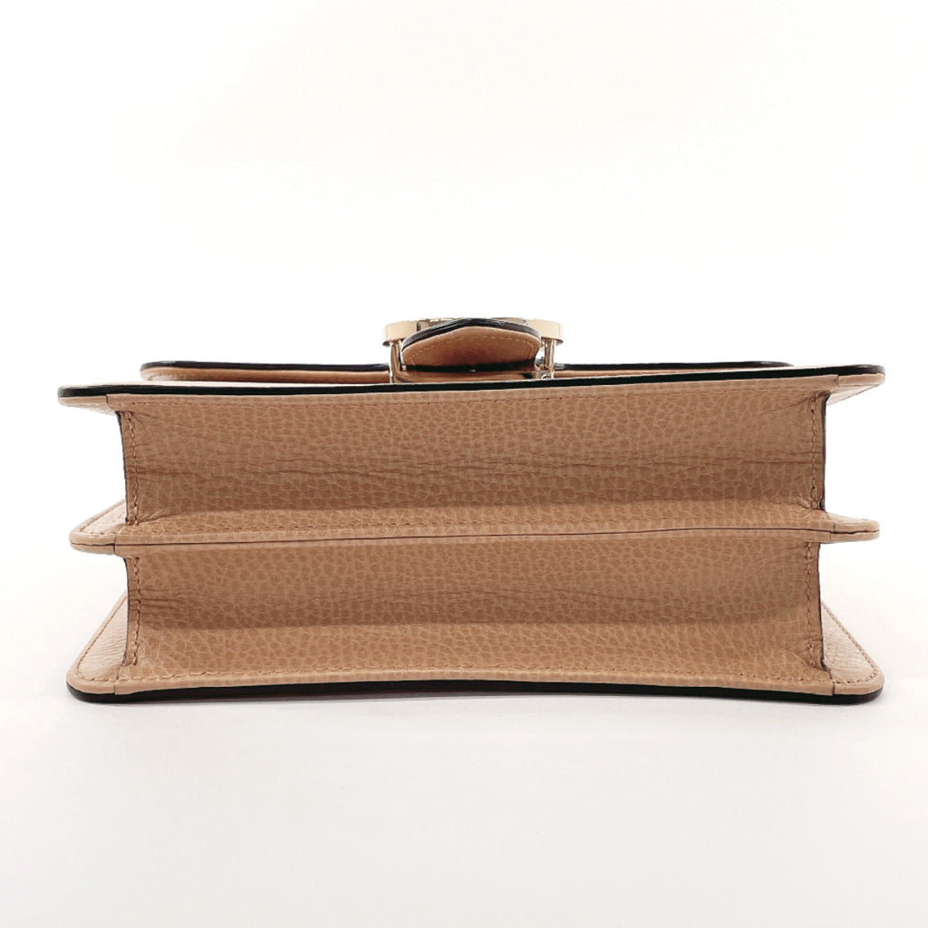 GUCCI Shoulder Bag 510304 Interlocking G ChainShoulder leather beige Women Used