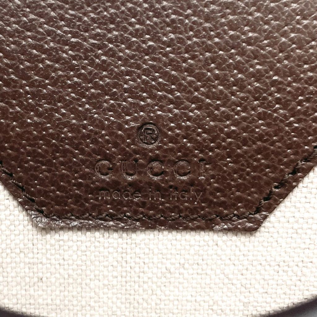 GUCCI Shoulder Bag 625615 Horsebit 1955 GG Supreme Canvas/leather Brown Women Used