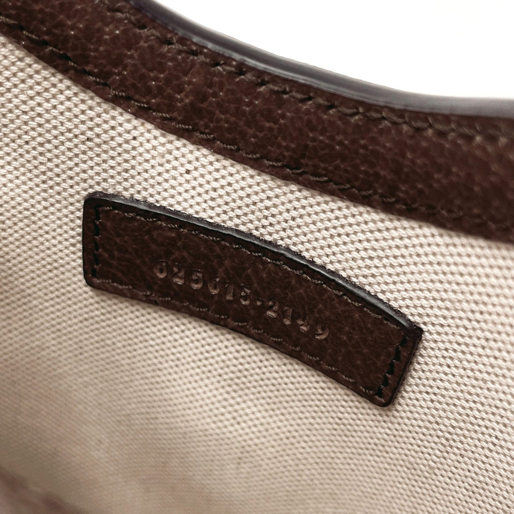 GUCCI Shoulder Bag 625615 Horsebit 1955 GG Supreme Canvas/leather Brown Women Used