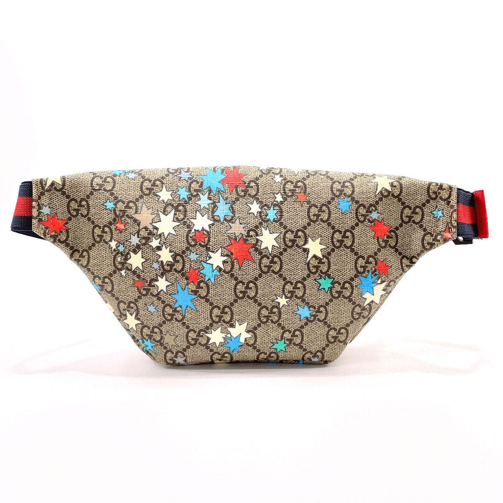GUCCI bam bag 502095 Star Chilled license GG Supreme Canvas Brown Kids New