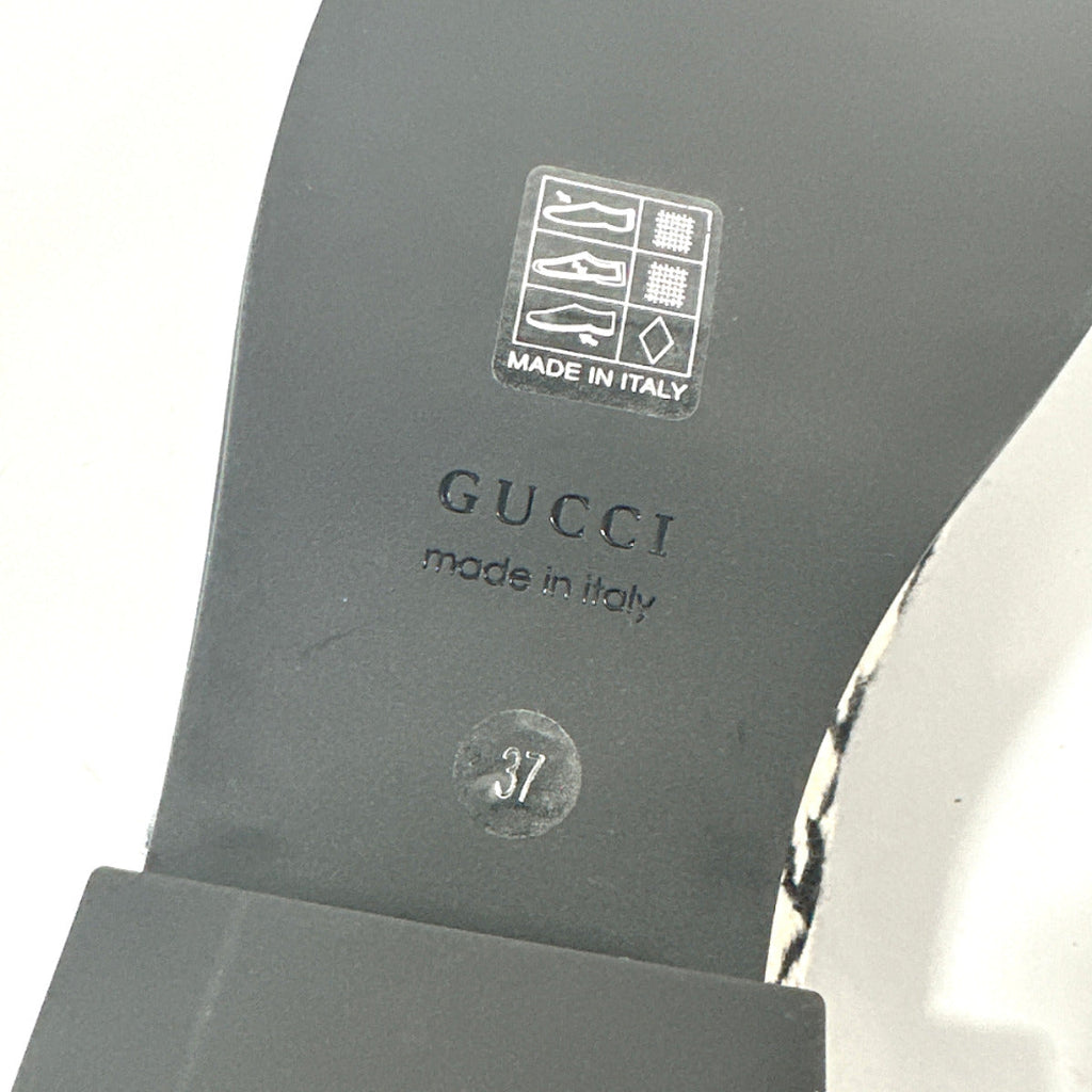 GUCCI boots 591039 Houndstooth wool/Fake fur Black Black Women New
