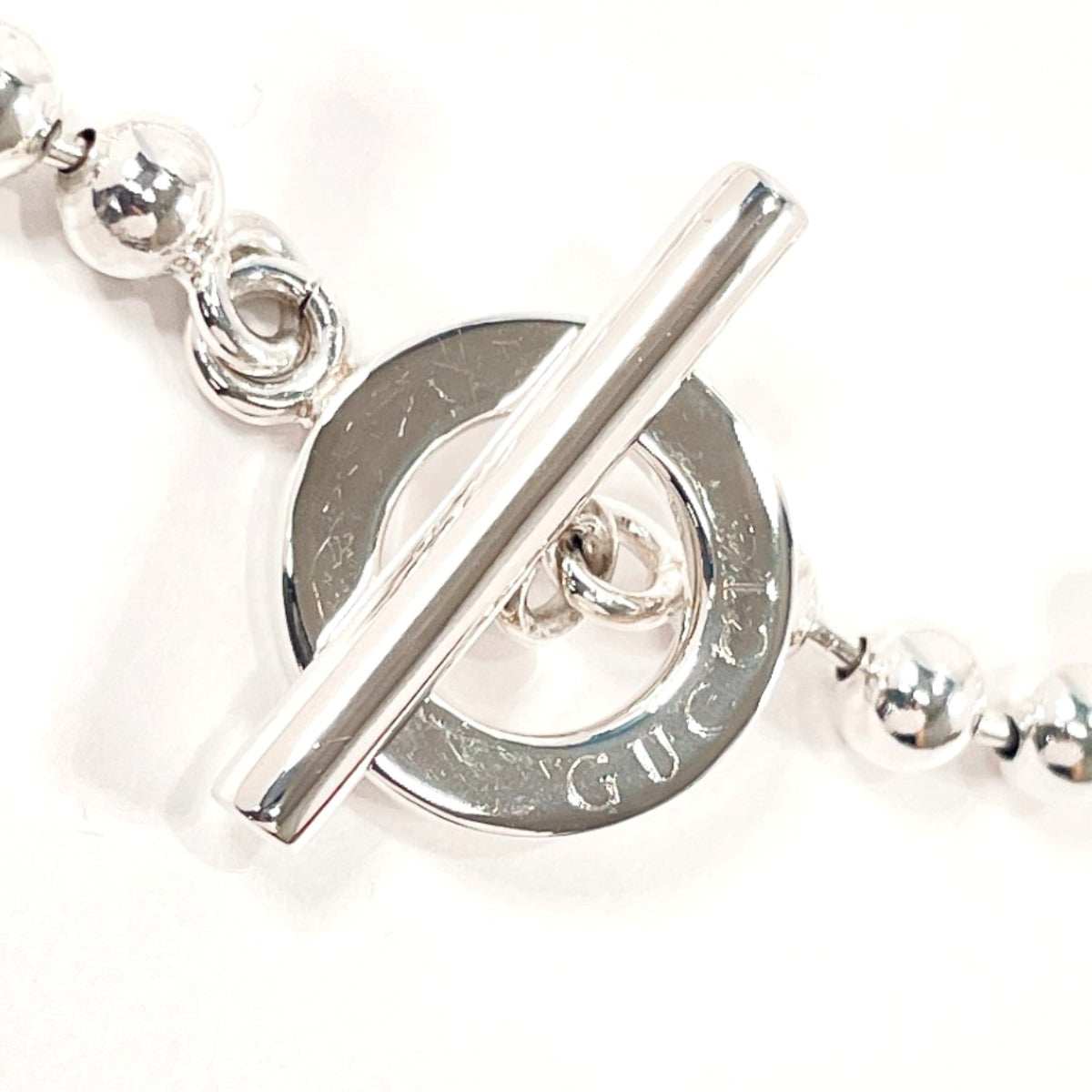 GUCCI bracelet Ball chain Silver925 Silver mens Used