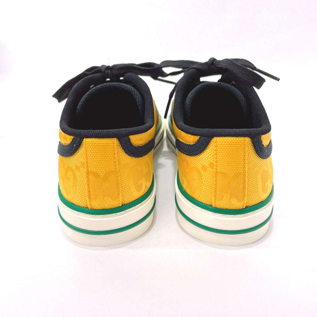 GUCCI sneakers 606110 Tennis 1977 Off The Grid GG canvas yellow Women New