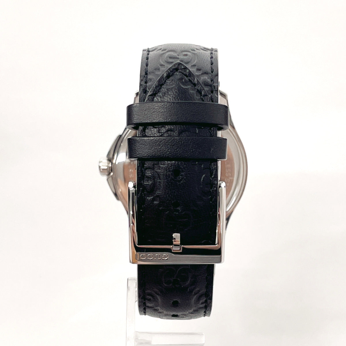 GUCCI Watches YA1264031 G-Timeless Bee 126.4 Stainless Steel/leather Black Black mens Used