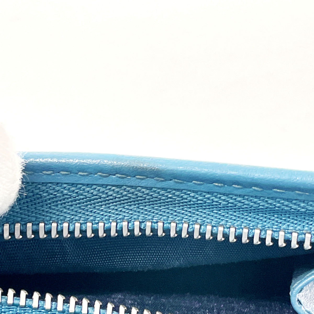GUCCI wallet 466492 GG Marmont Compact wallet leather blue Women Used