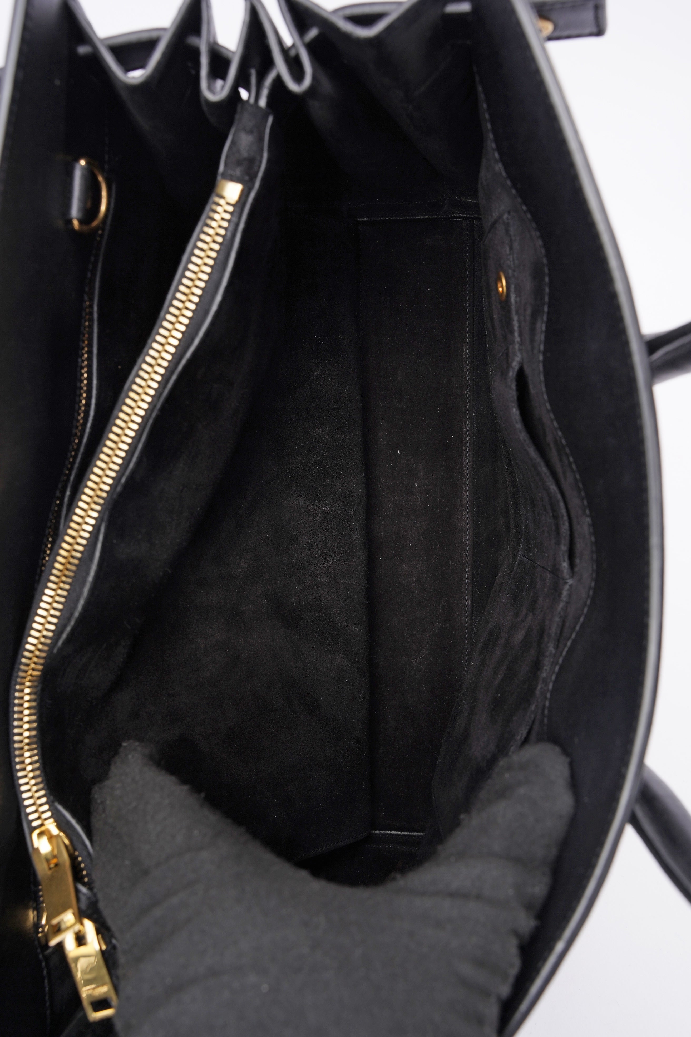 Saint Laurent Sac De Jour Black Leather Small