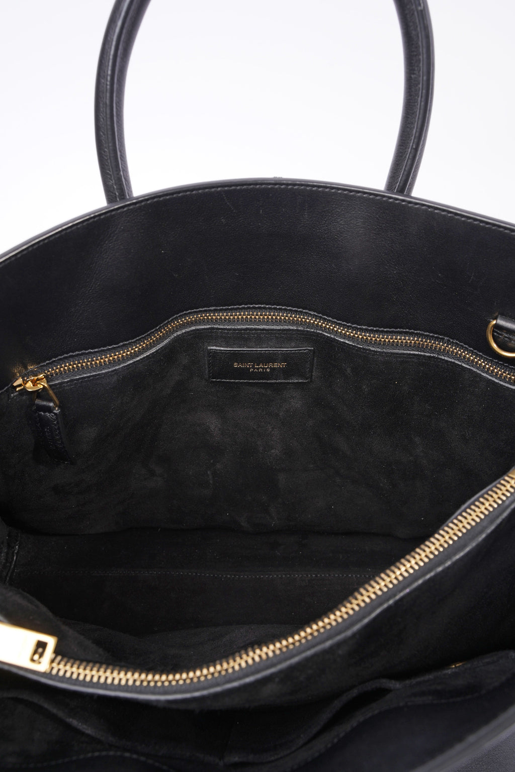 Saint Laurent Sac De Jour Black Leather Small