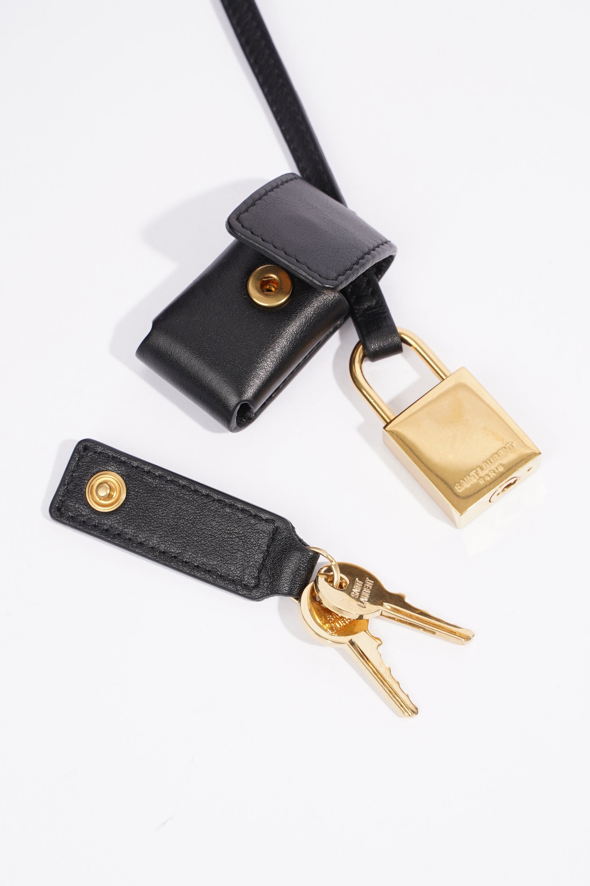 Saint Laurent Sac De Jour Black Leather Small