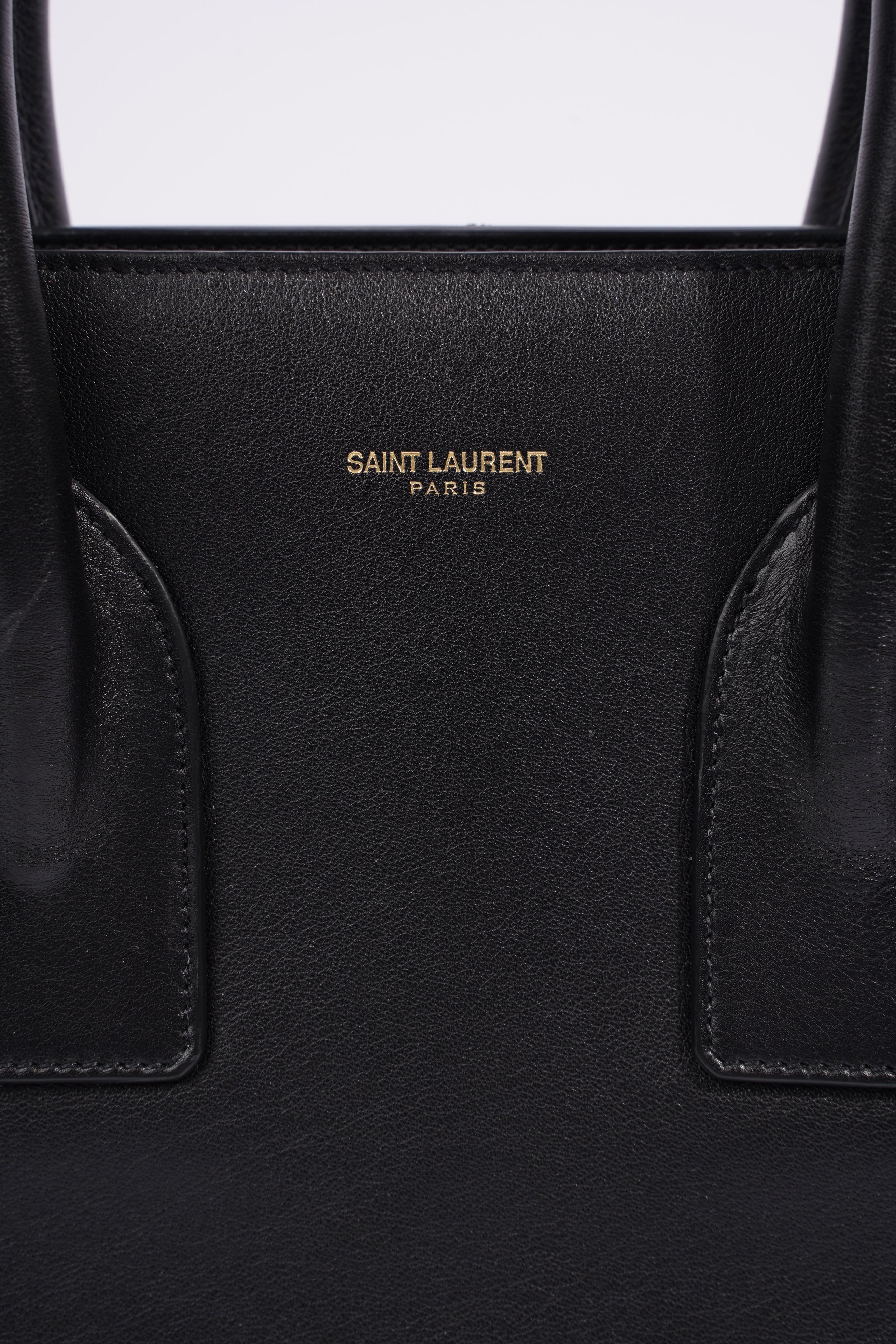 Saint Laurent Sac De Jour Black Leather Small