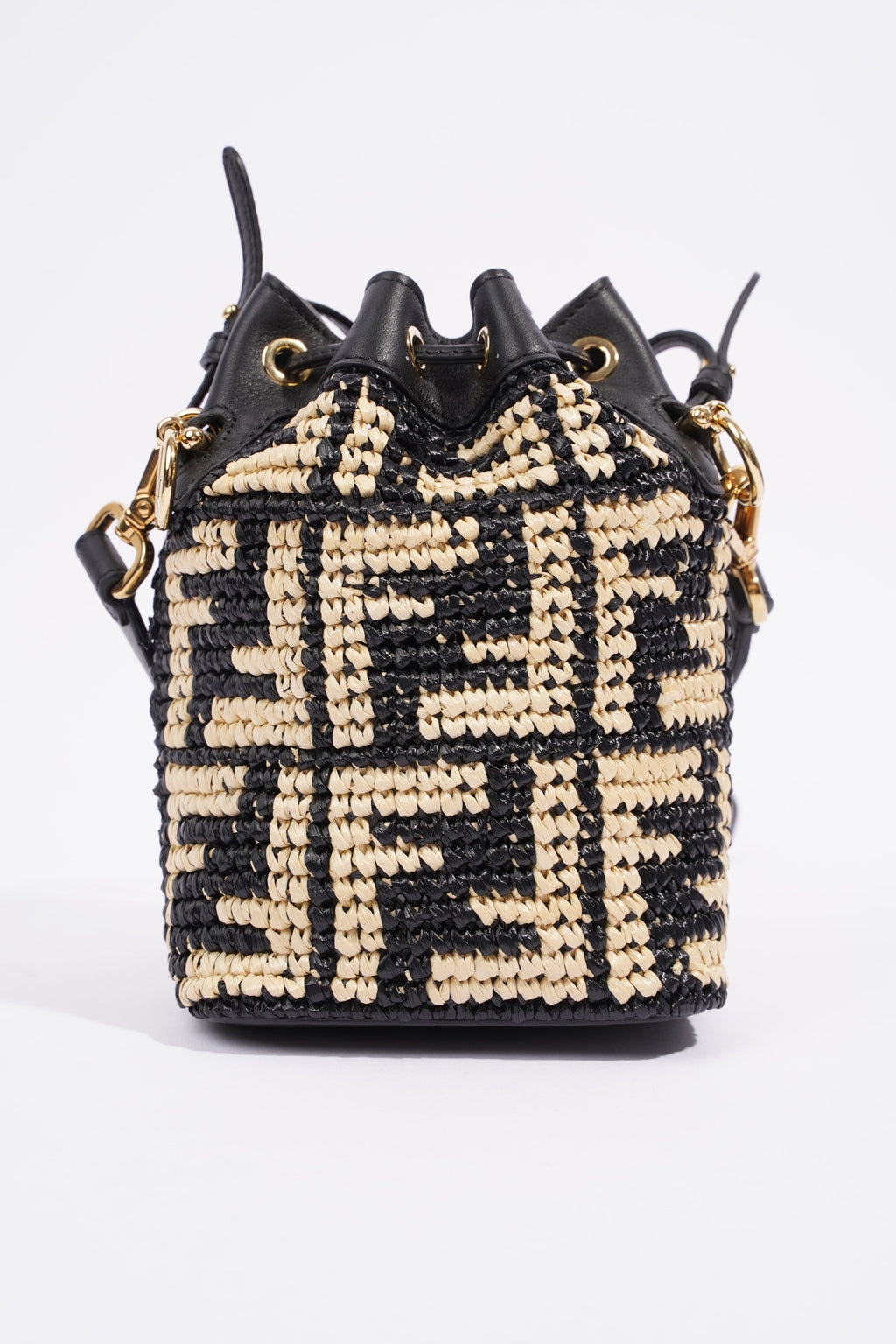 Fendi Mon Tresor Black / Beige Raffia