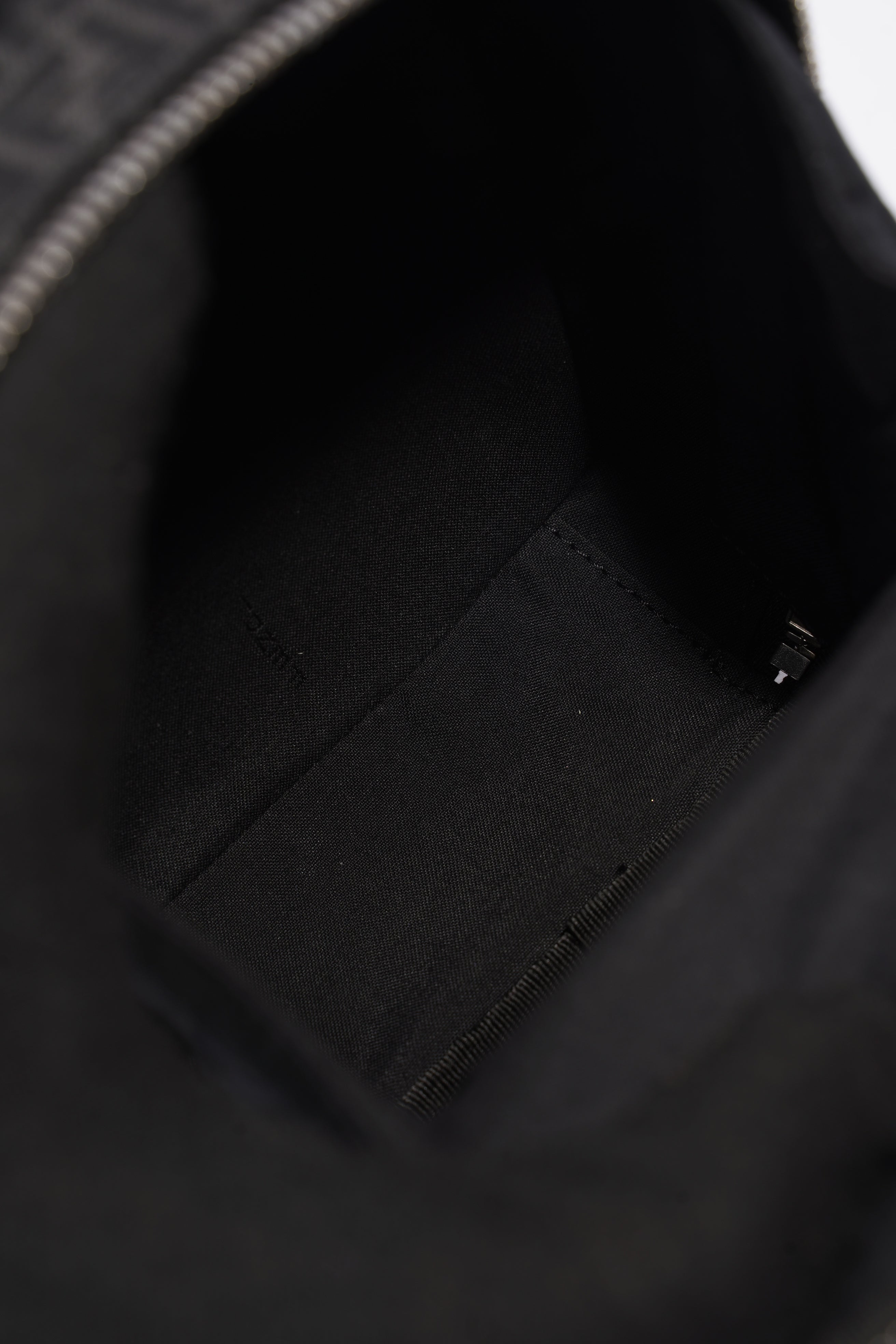 Fendi Travel Mini Bag Jacquard Micro FF Black Fabric