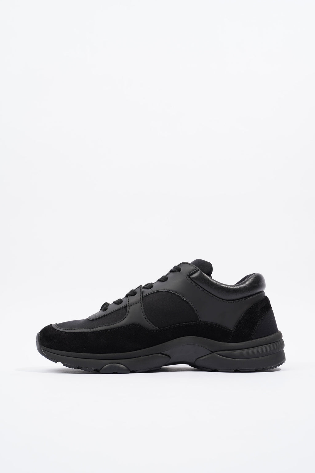Chanel CC Logo Sneaker Black Suede EU 37.5 UK 4.5