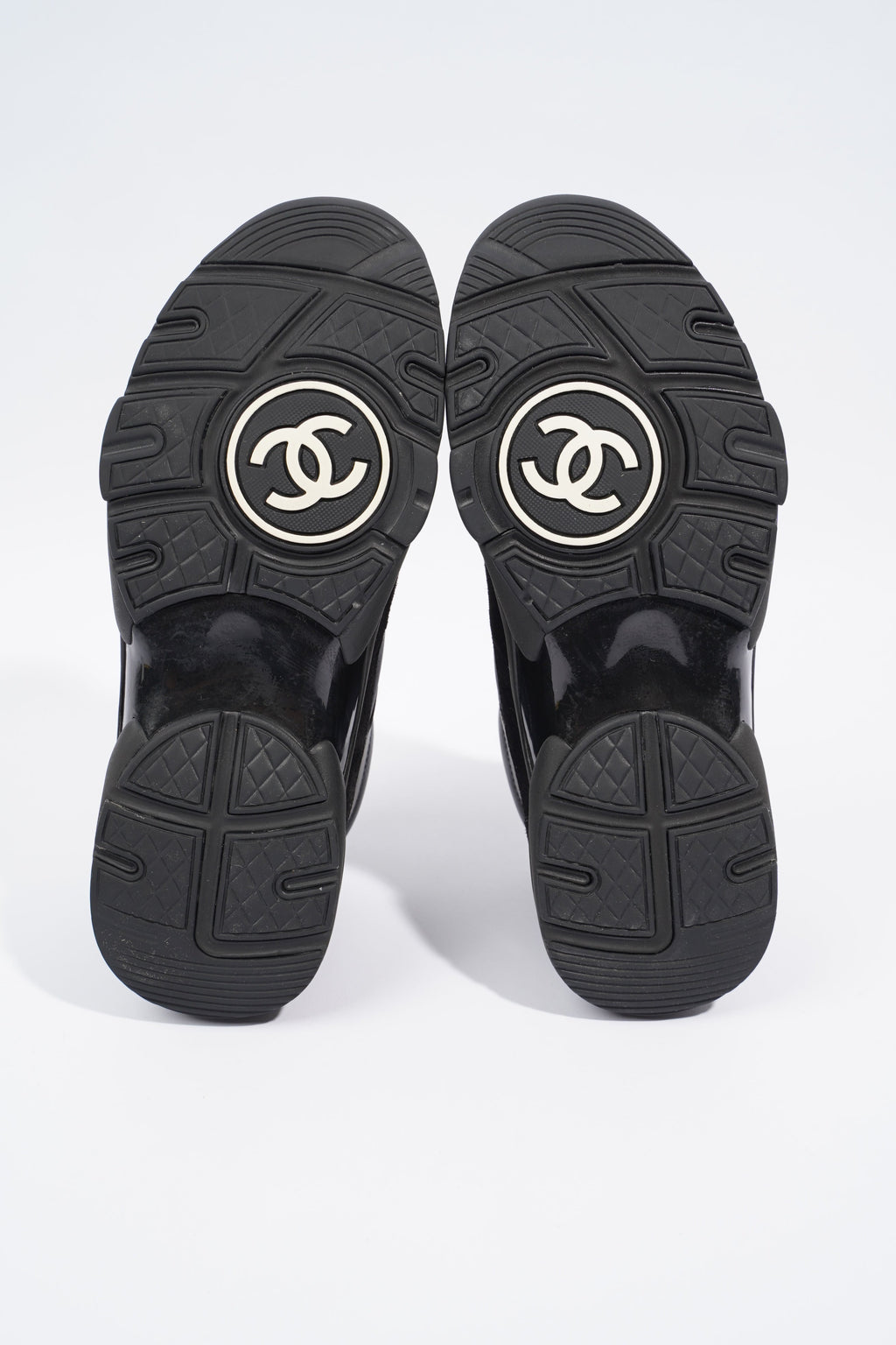 Chanel CC Logo Sneaker Black Suede EU 37.5 UK 4.5