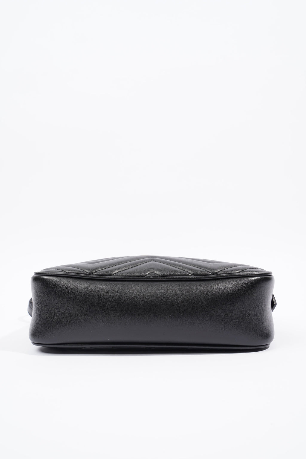 Gucci Marmont Zip Bag Black Leather Small