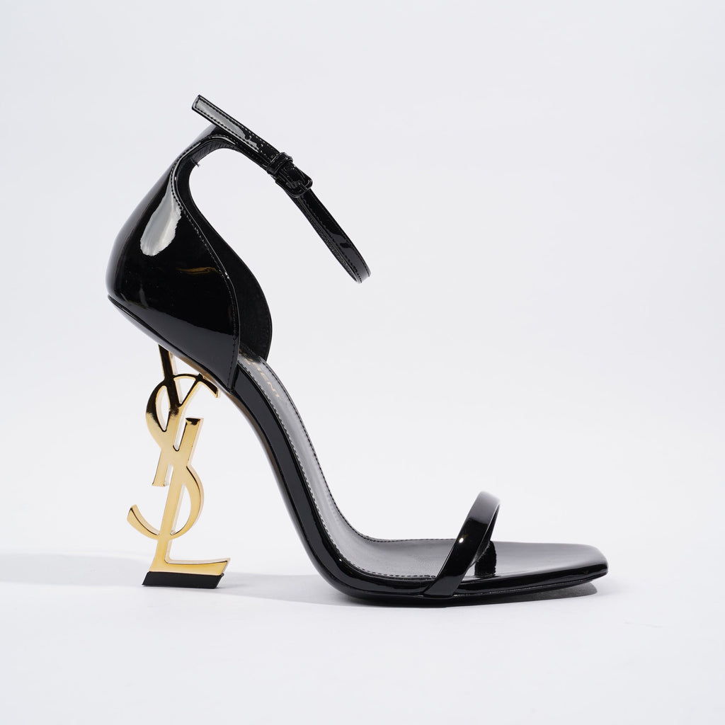 Saint Laurent Opyum Black Patent Leather EU 38 UK 5