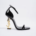 Saint Laurent Opyum Black Patent Leather EU 38 UK 5