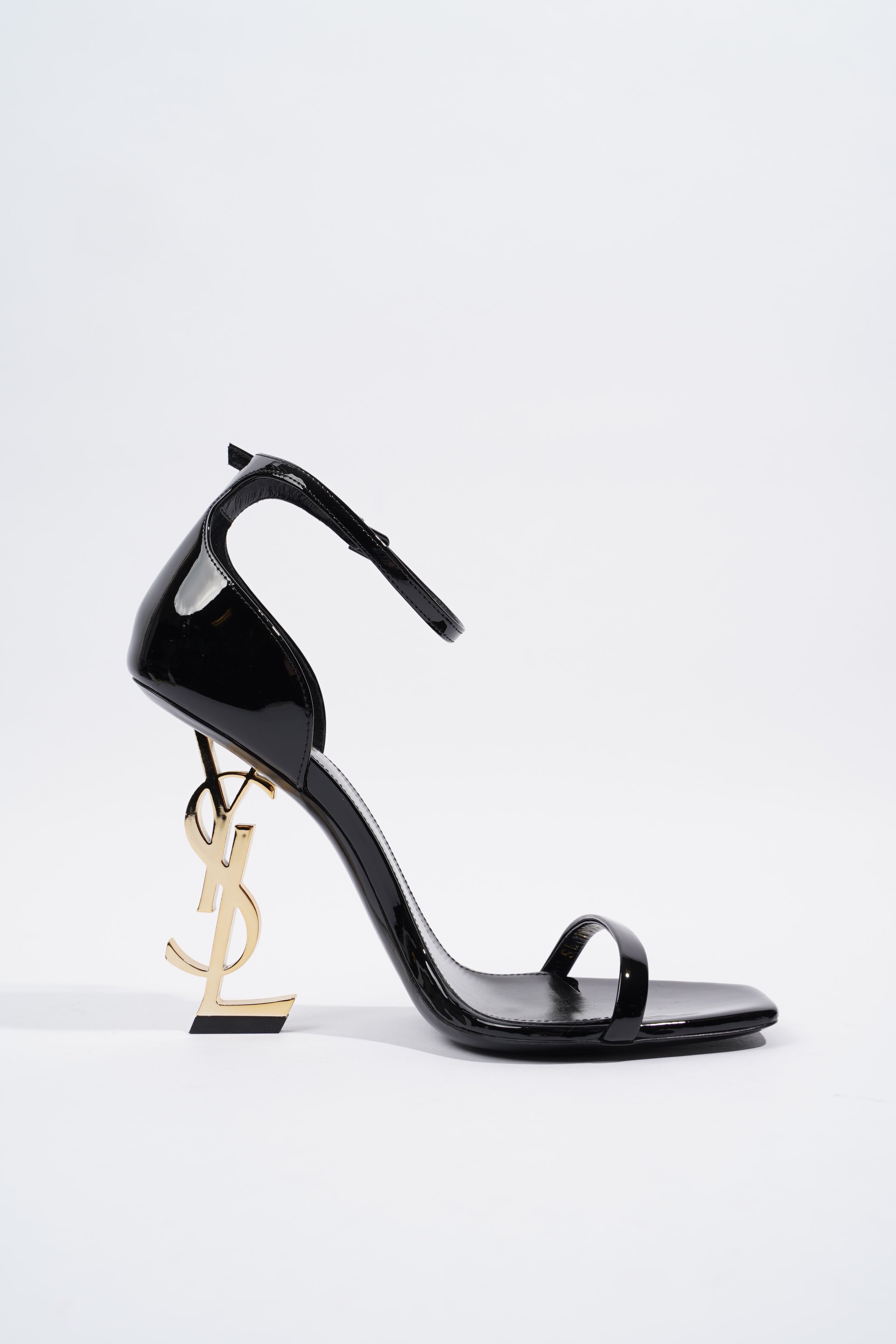 Saint Laurent Opyum Black Patent Leather EU 38 UK 5