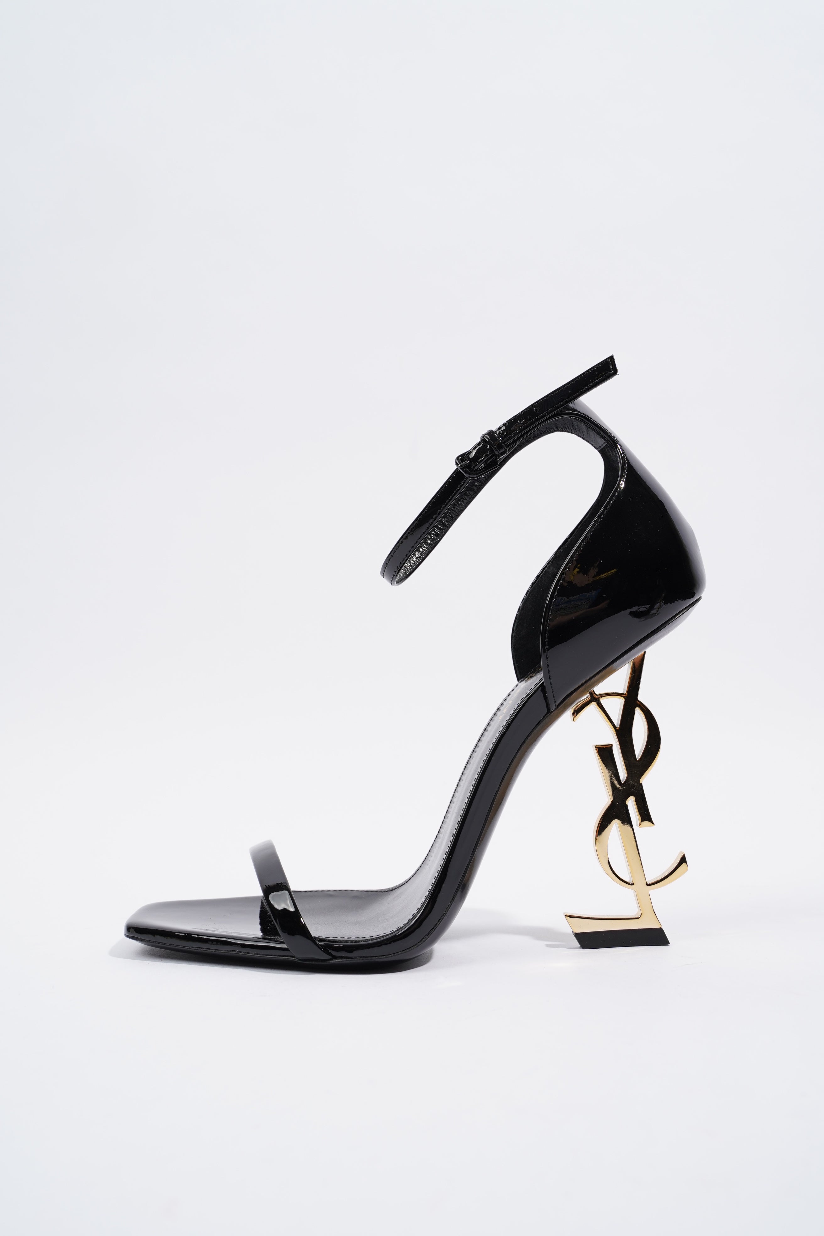 Saint Laurent Opyum Black Patent Leather EU 38 UK 5