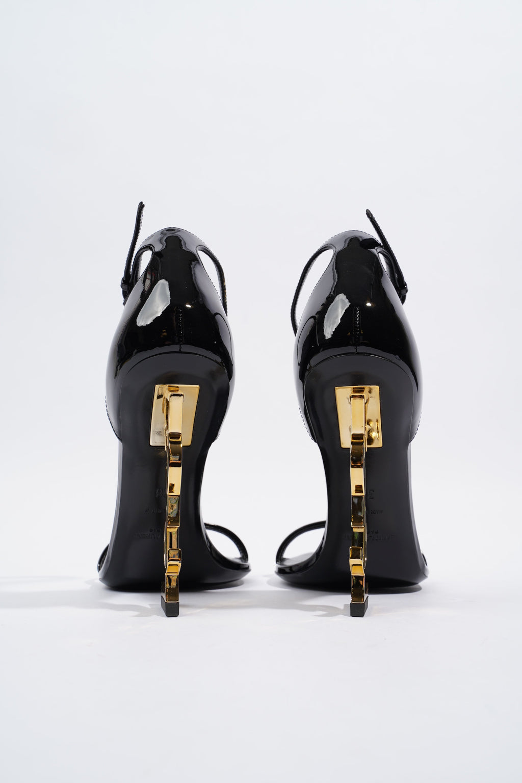 Saint Laurent Opyum Black Patent Leather EU 38 UK 5