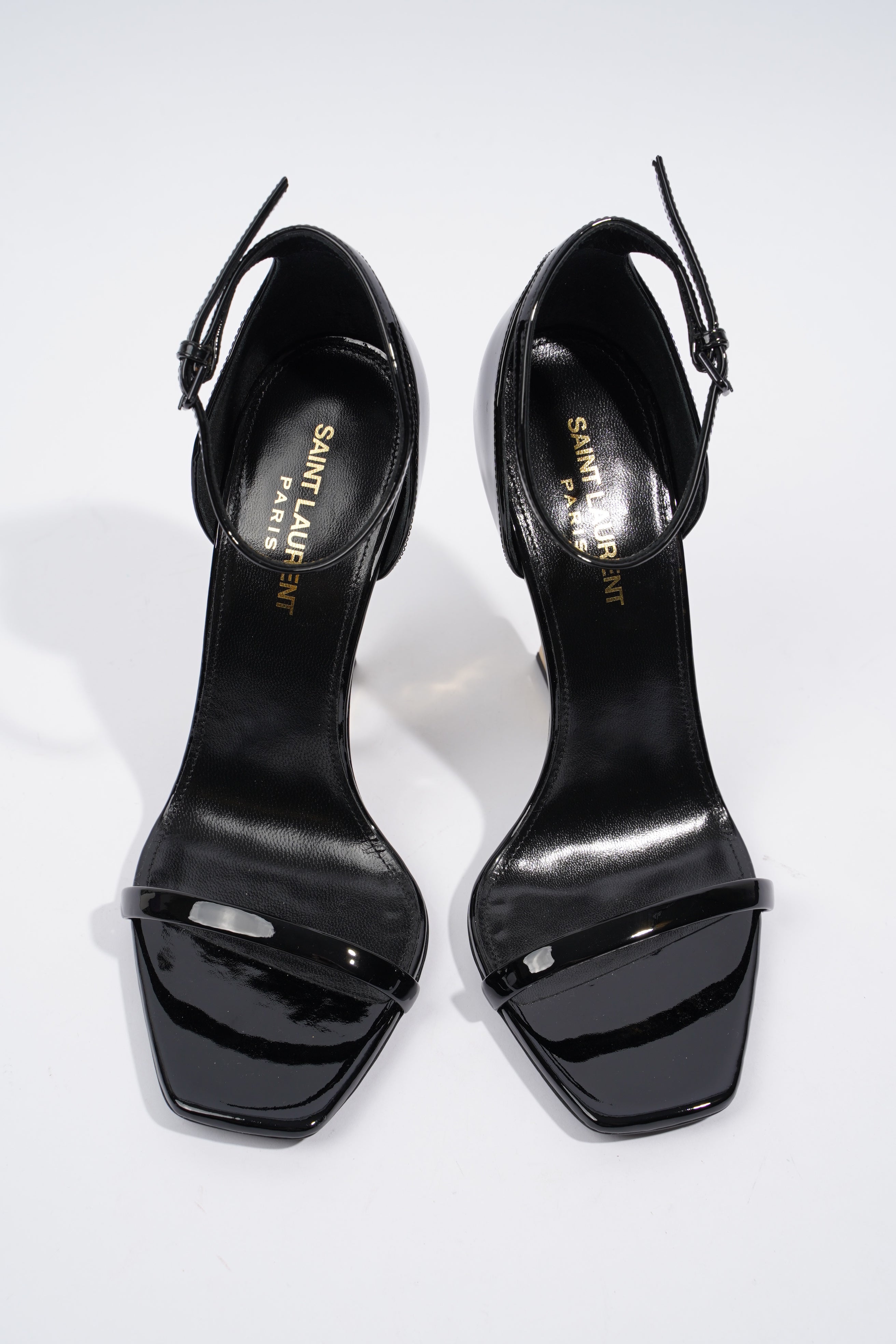Saint Laurent Opyum Black Patent Leather EU 38 UK 5