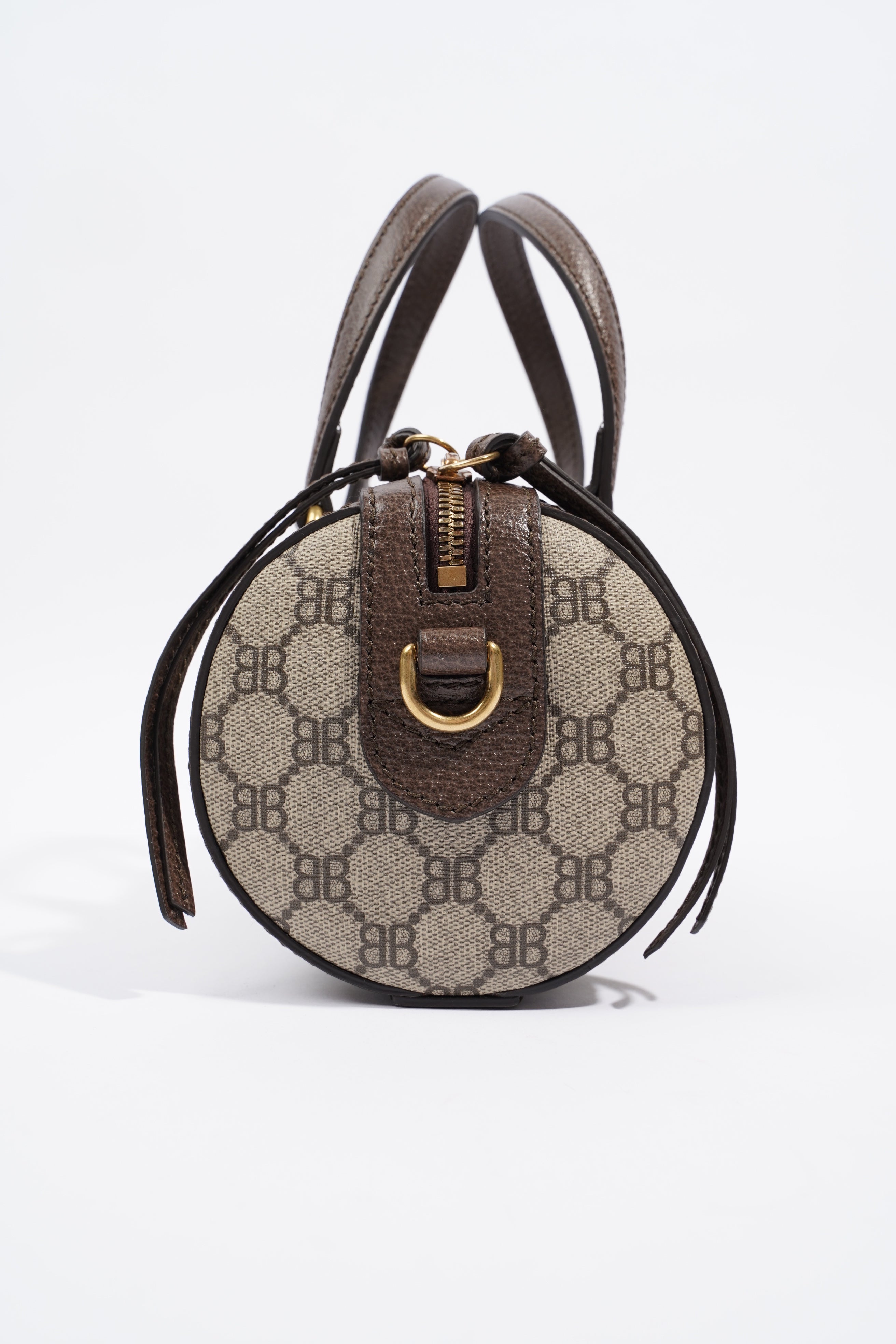 Gucci x Balenciaga Hacker Project Boston Bag Supreme Coated Canvas