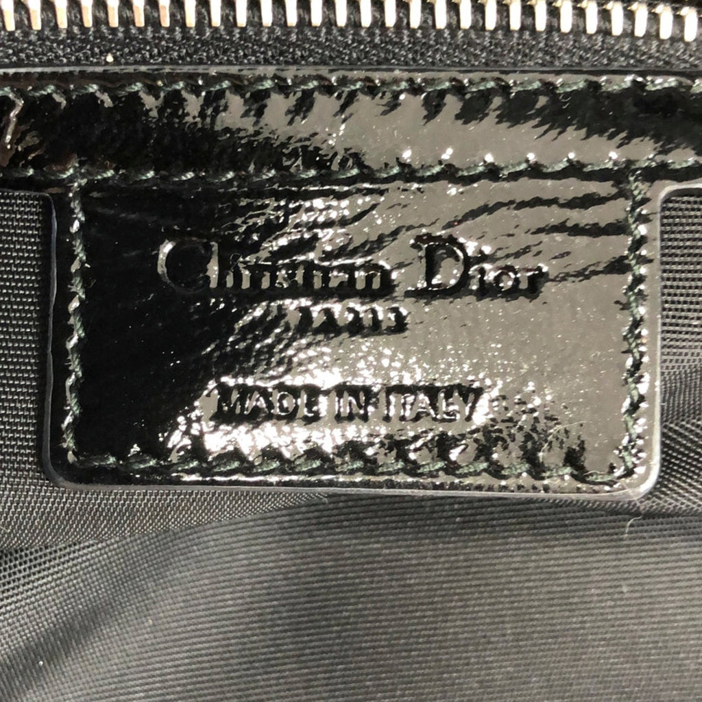 DIOR Cannage New Lock Patent Leather Flap Bag
